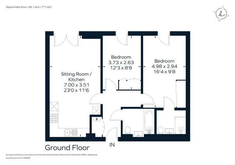 Floorplan 1 for Highgate Longmead Terrace BA2