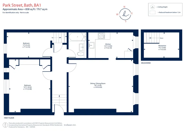 Floorplan 1 for Park Street Bath BA1
