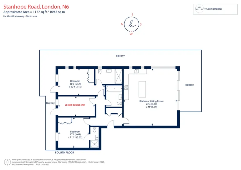 Floorplan 1 for Stanhope Road London N6