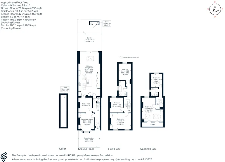 Floorplan 1 for Hindmans Road, London, SE22