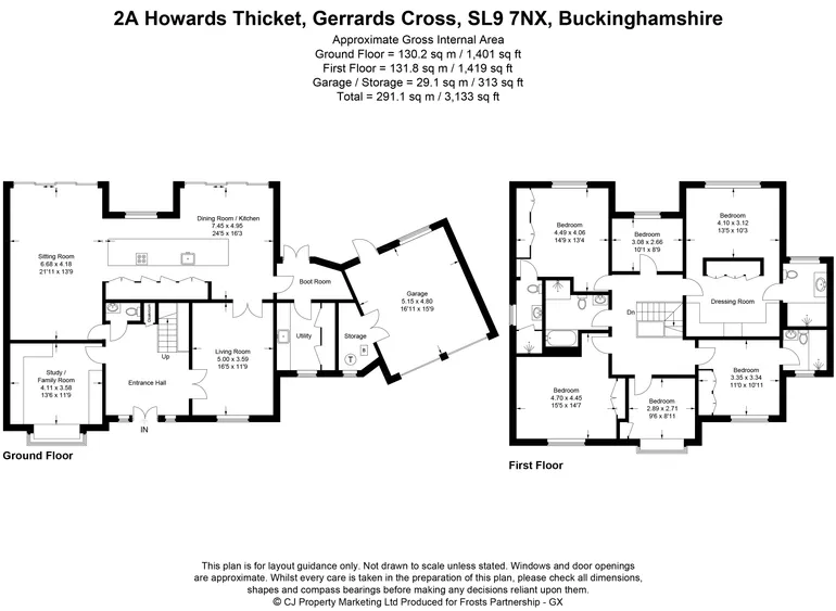 Floorplan 1 for Howards Thicket, Gerrards Cross, SL9