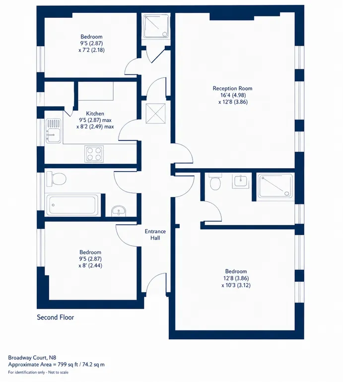 Floorplan 2 for Crouch End Hill London N8