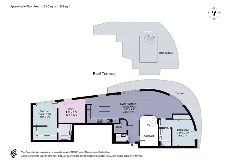 Floorplan 1 for Midland Road, Bath, BA2