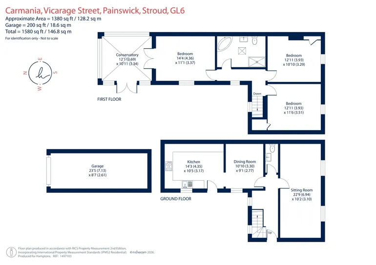 Floorplan 1 for Vicarage Street, Painswick, Stroud, GL6