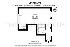 Leather Lane, Chancery Lane, EC1N floorplan 1 out of 1