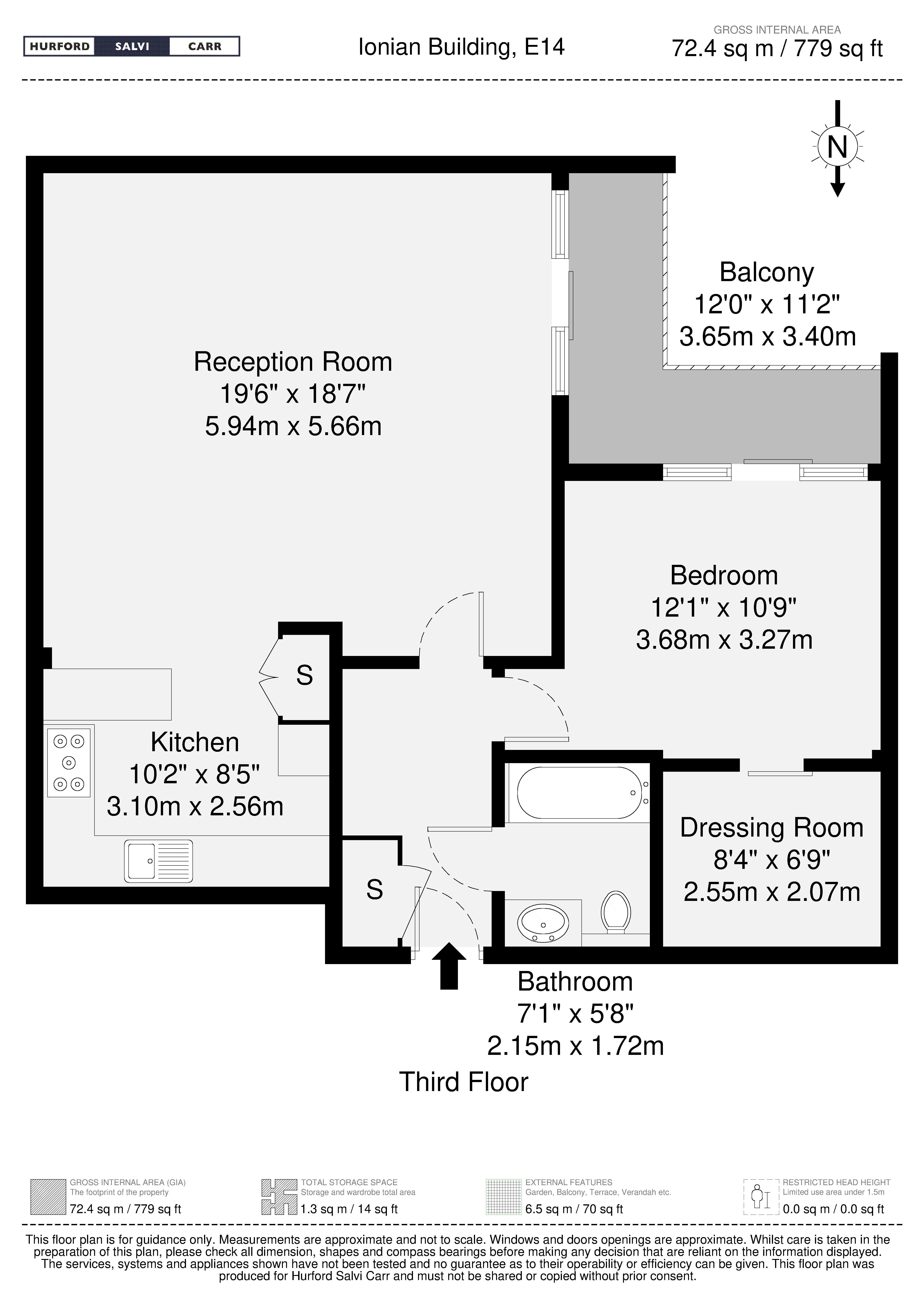 Ionian Building, 45 Narrow Street, London, E14 floorplan