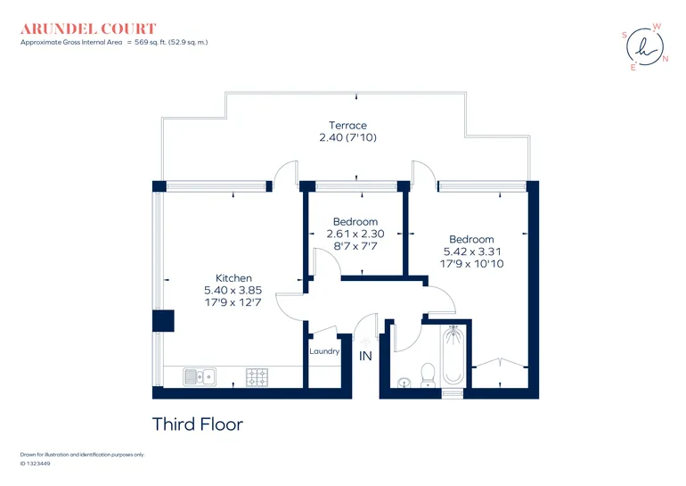 Floorplan 1 for Cherrywood Drive, London, SW15
