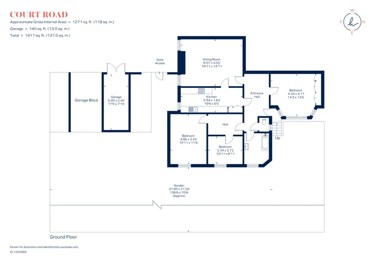 Floorplan 1 for Court Road, London, SE9