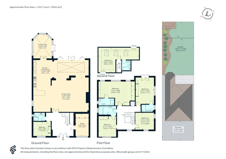 Floorplan 1 for Heathfield Road, Bushey, WD23