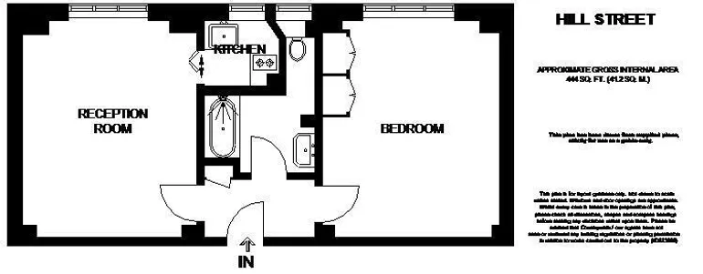 Floorplan 1 for Hill Street Mayfair W1J