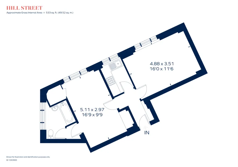 Floorplan 1 for Hill Street Mayfair W1J