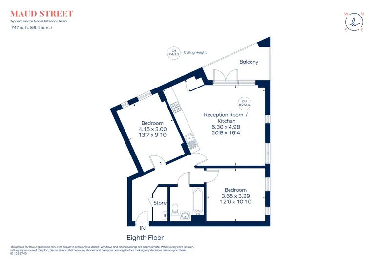 Floorplan 1 for Maud Street, E16