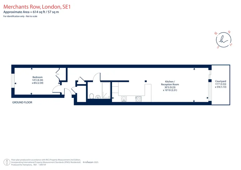 Floorplan 1 for Merchants Row, Greenwich, SE10
