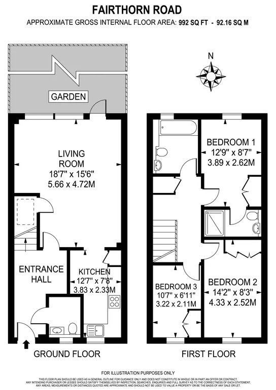 Floorplan 1 for Fairthorn Road London SE7