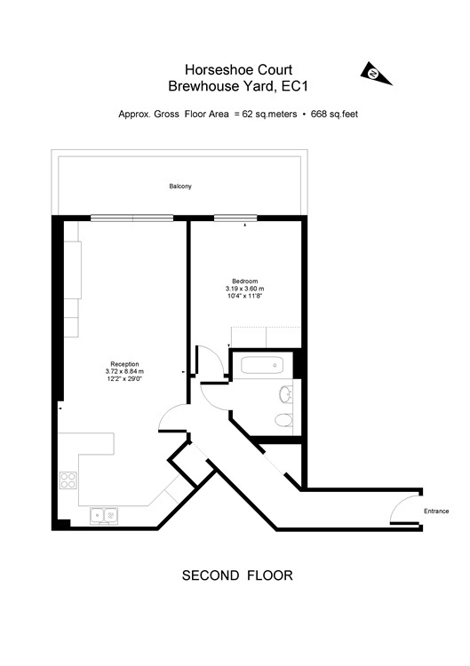 Brewhouse Yard, London, EC1V floorplan