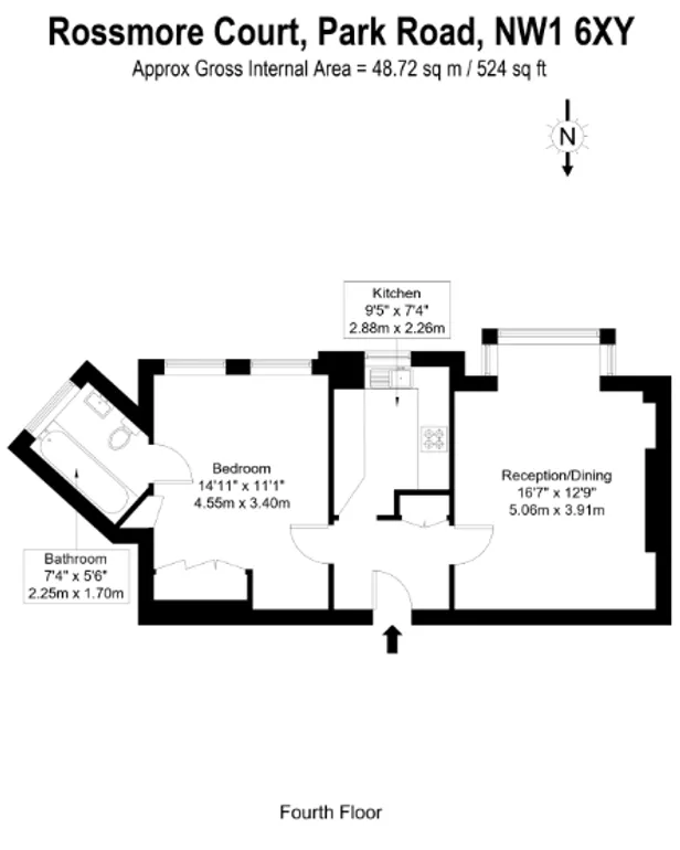 Floorplan 1 for Park Road Regents Park NW1