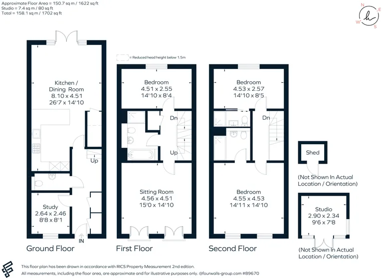 Floorplan 1 for Parsonage Road Horsham RH12