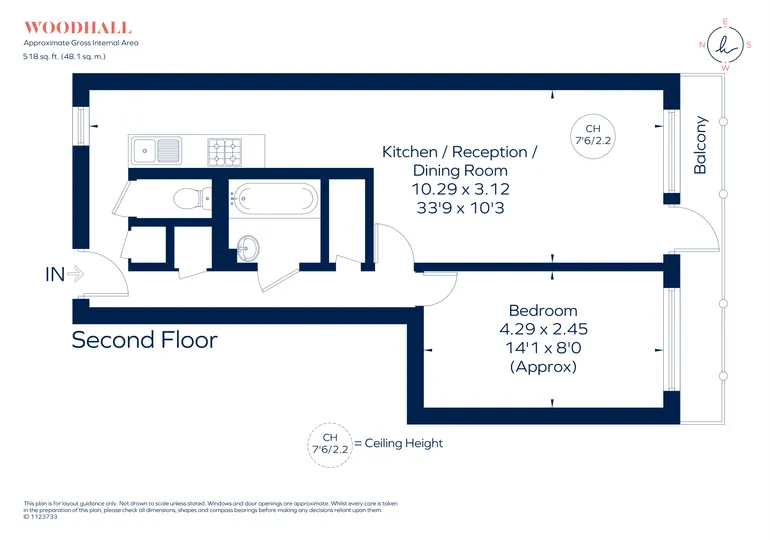 Floorplan 1 for Robert Street Regents Park NW1