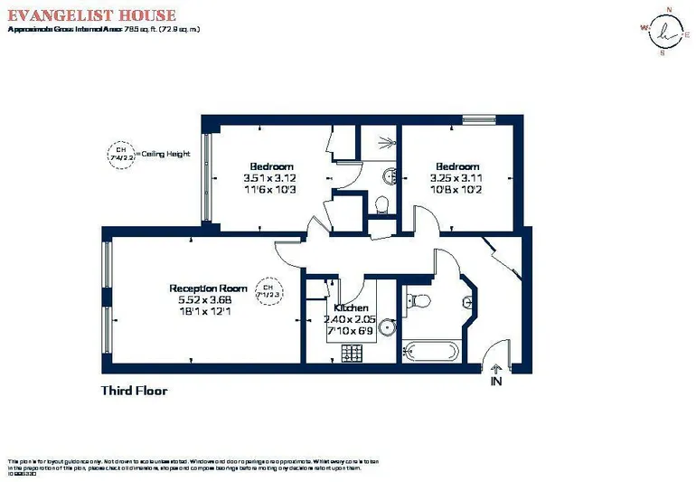Floorplan 1 for Black Friars Lane London EC4V
