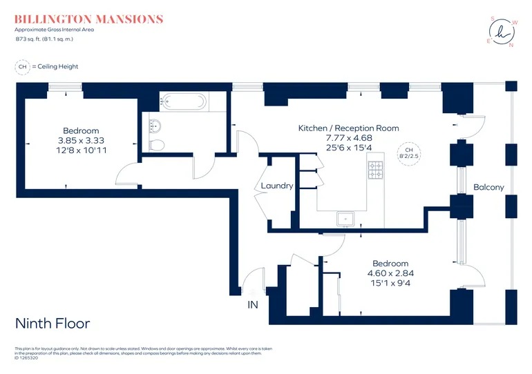 Floorplan 1 for Sleaford Street London SW8
