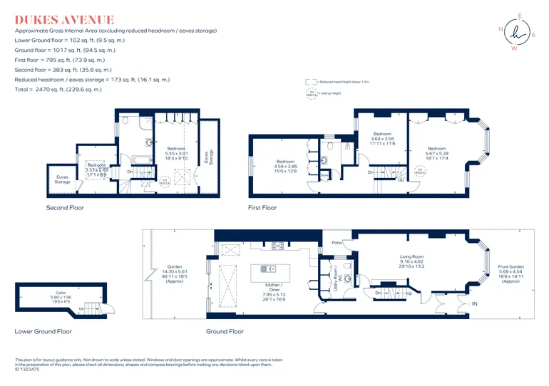 Floorplan 1 for Dukes Avenue, London, N10