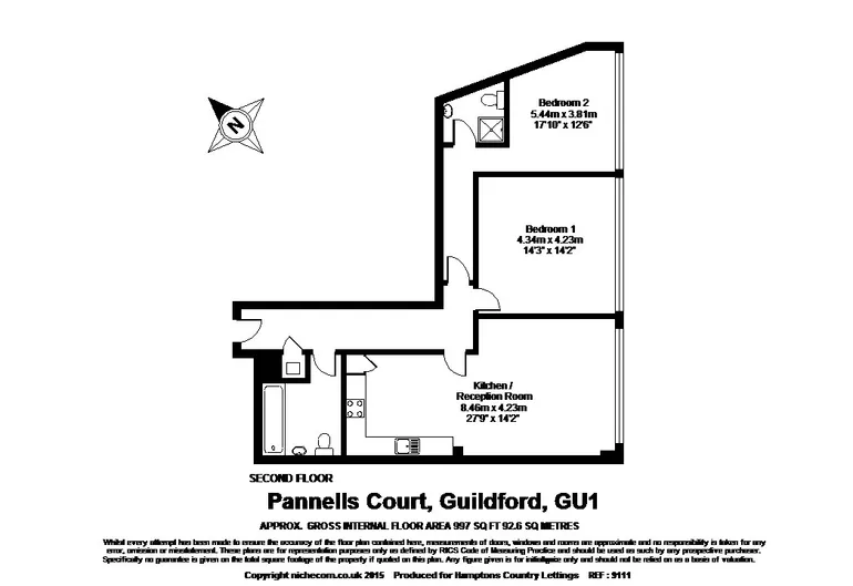 Floorplan 1 for High Street Guildford GU1