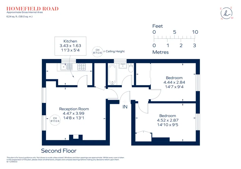 Floorplan 1 for Homefield Road Wimbledon SW19