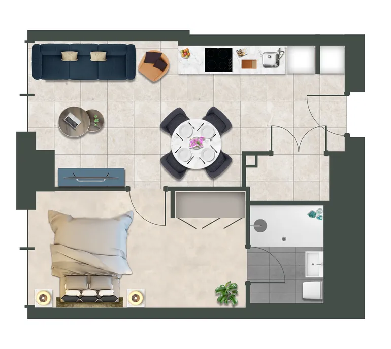 Floorplan 1 for The Lexington, 3b William Jessop Way Liverpool L3