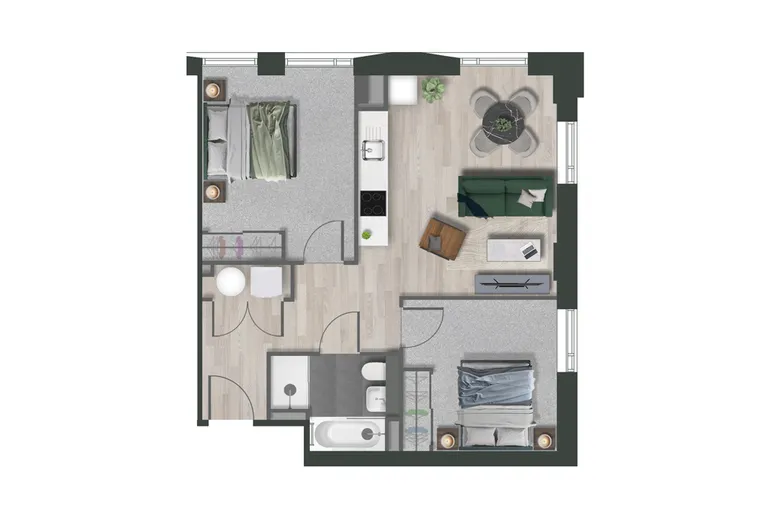 Floorplan 1 for Loudon's Yard, 2 Inkwell Place Birmingham B16