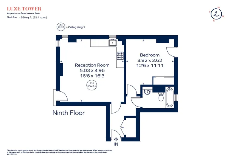 Floorplan 1 for Dock Street, London, E1