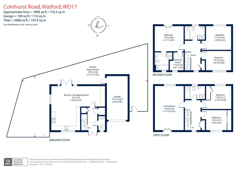 Floorplan 1 for Colnhurst Road, Watford, WD17