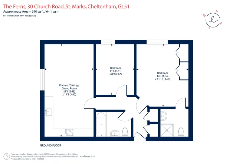 Floorplan 1 for 30 Church Road, Cheltenham, GL51