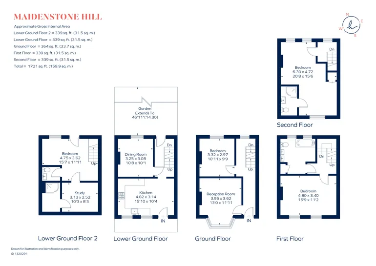 Floorplan 1 for Maidenstone Hill, London, SE10