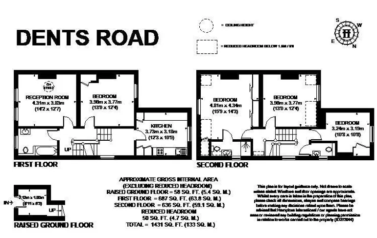 Floorplan 1 for Dents Road London SW11
