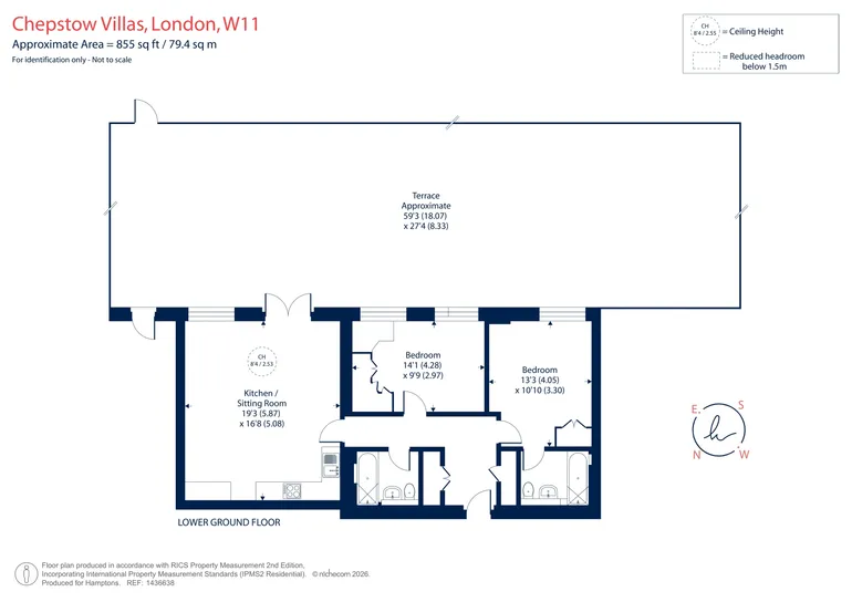 Floorplan 1 for Chepstow Villas London W11