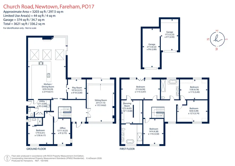 Floorplan 1 for Church Road, Fareham, PO17