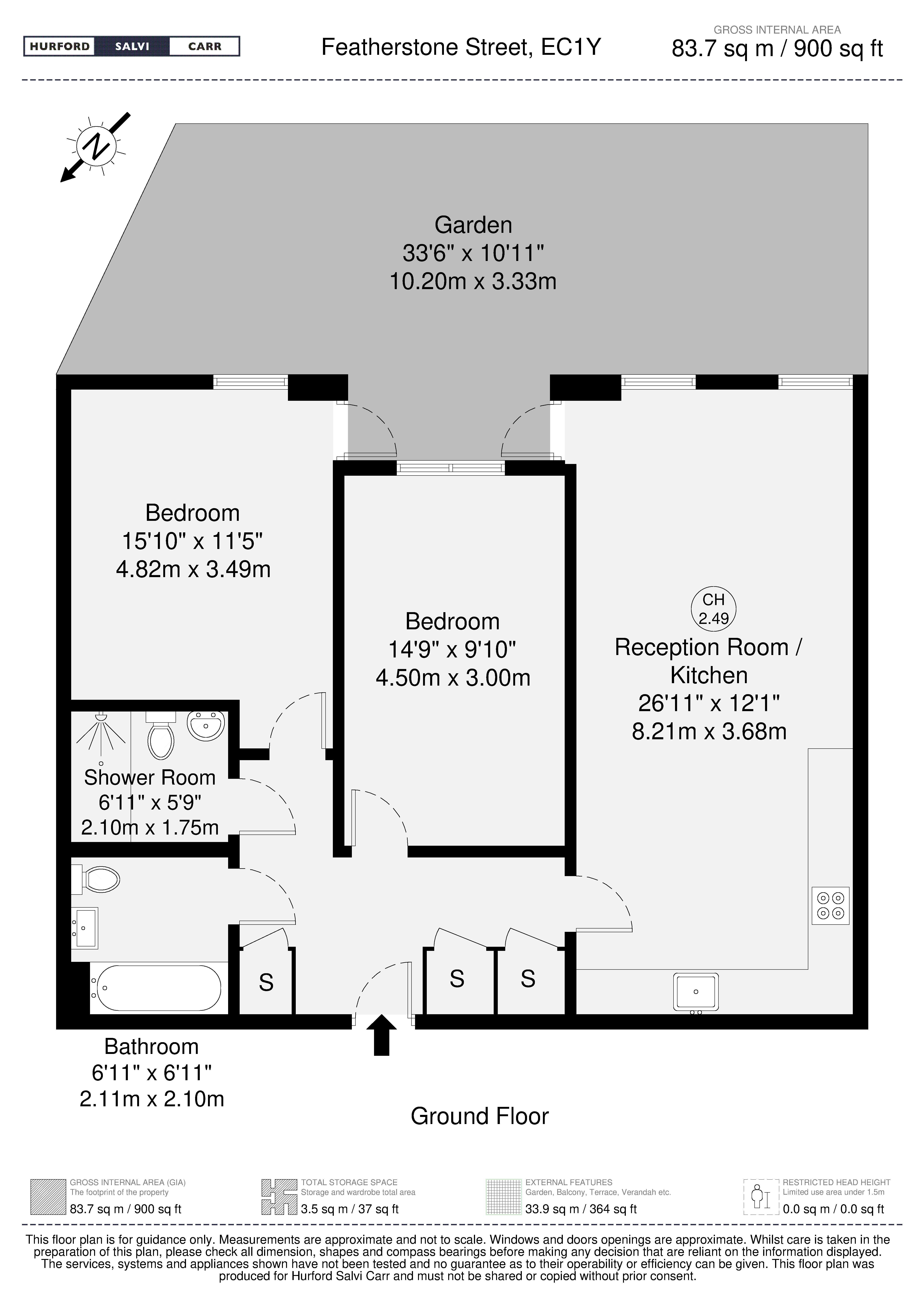 Featherstone Street, London, EC1Y floorplan