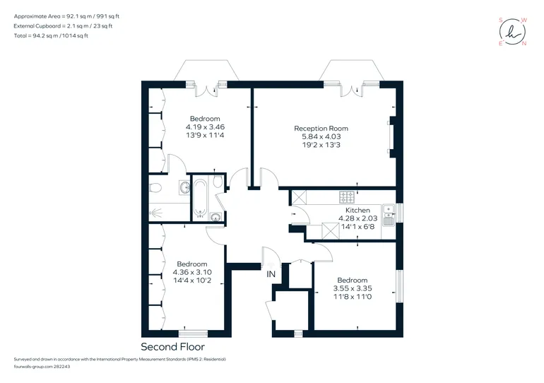 Floorplan 1 for Campden Hill Gardens London W8