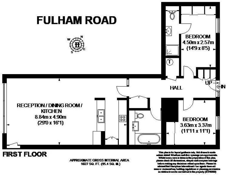 Floorplan 1 for Fulham Road London SW3