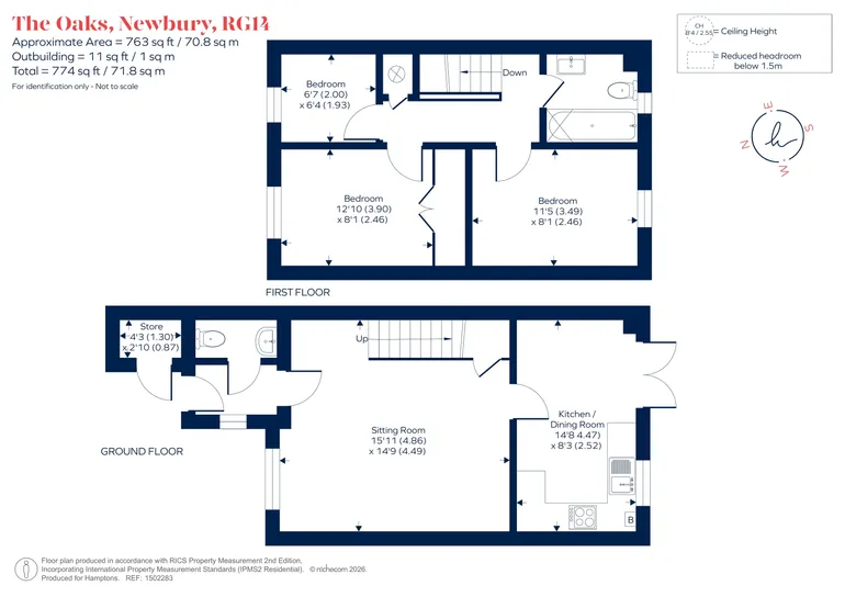 Floorplan 1 for The Oaks Newbury RG14