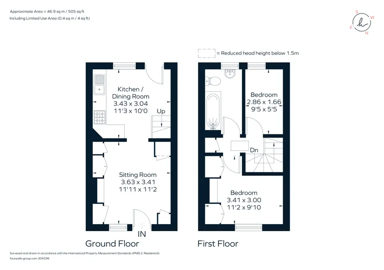 Floorplan 1 for Duke Street Windsor SL4