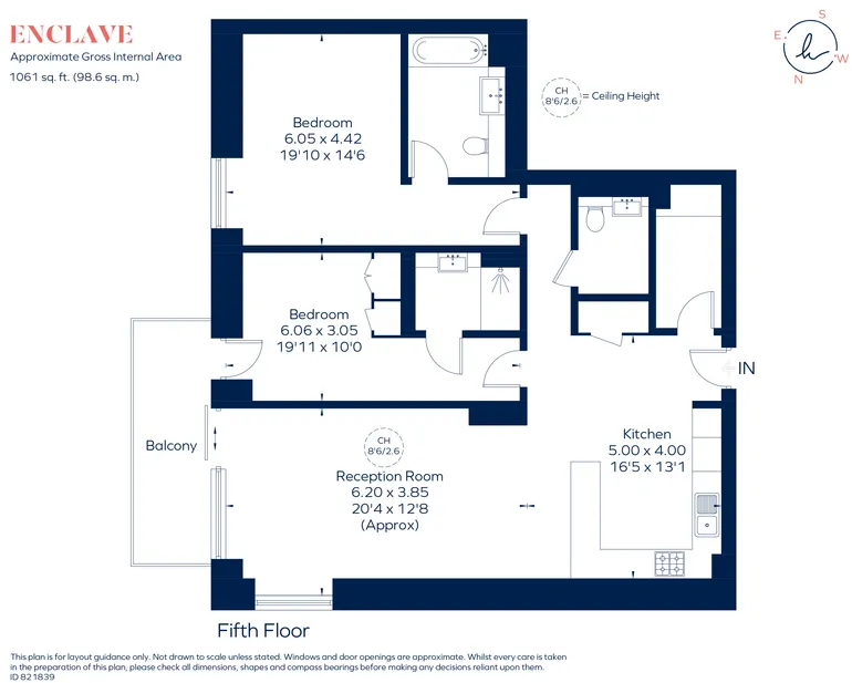 Floorplan 1 for Camley Street Kings Cross NW1