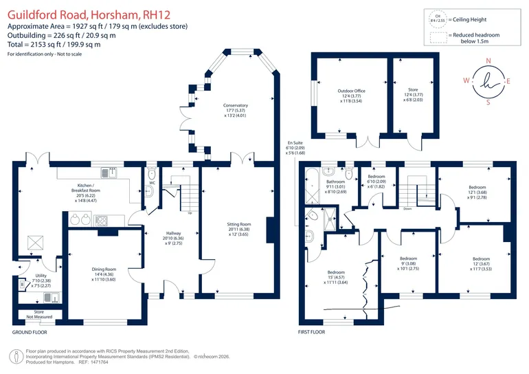 Floorplan 1 for Guildford Road, Horsham, RH12
