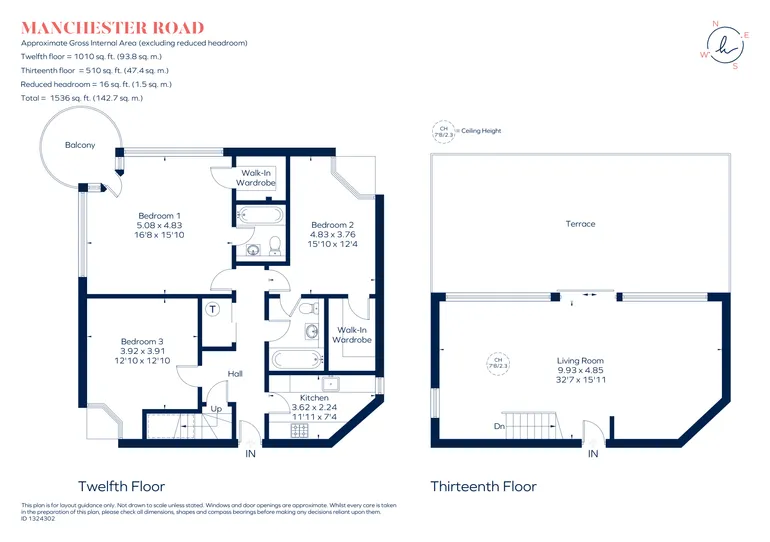 Floorplan 1 for Manchester Road, London, E14