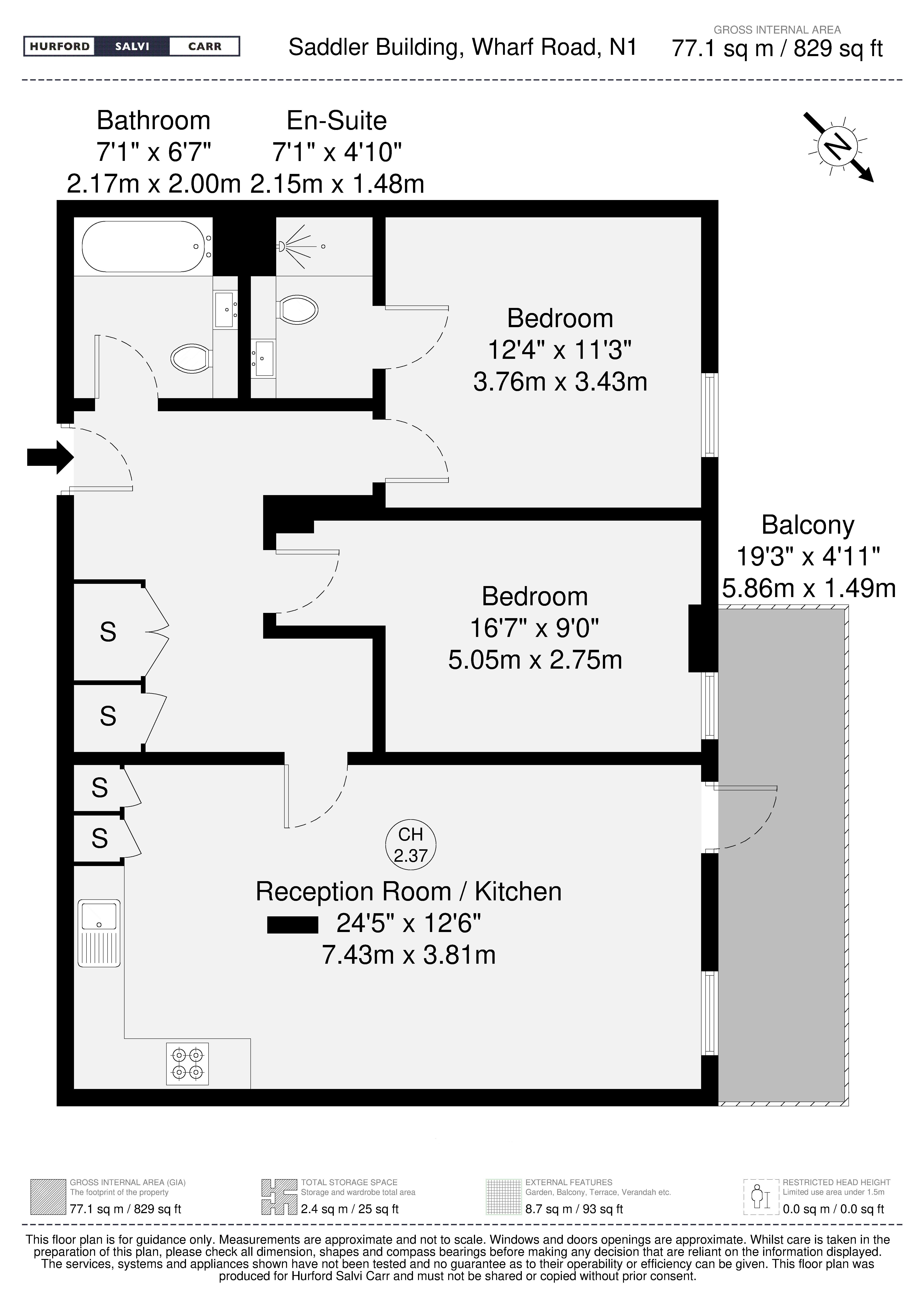 Saddler Building, 24 Wharf Road, LONDON, N1 floorplan