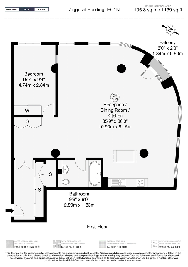 60-66 Saffron Hill, Clerkenwell, London, EC1N floorplan