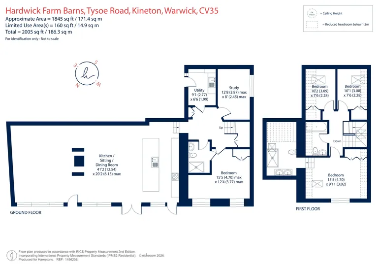 Floorplan 1 for Tysoe Road, Kineton, CV35