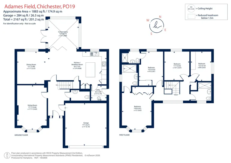 Floorplan 1 for Adames Field, Chichester, PO19