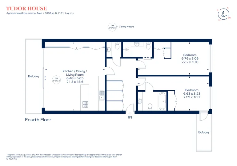 Floorplan 1 for Duchess Walk, London, SE1