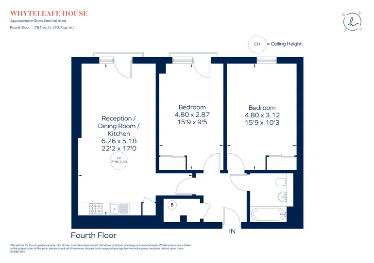 Floorplan 1 for Well Farm Road Whyteleafe CR3